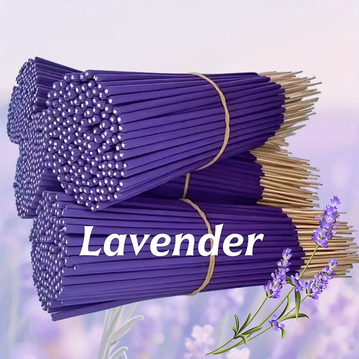Home Fragrance Non Toxic - Bâtons d'encens aromathérapeutiques à la lavande
