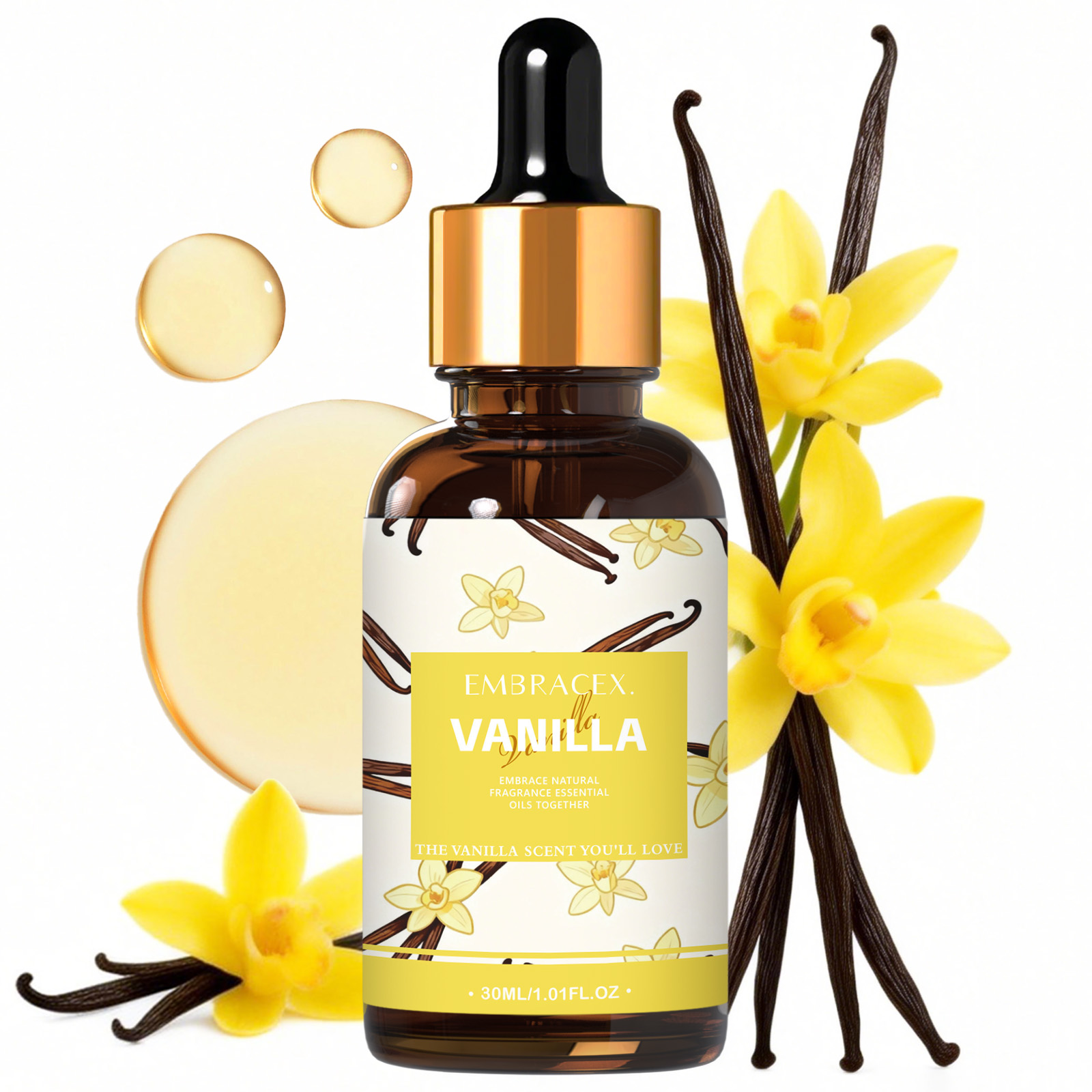 Home Fragrance Gift - Huiles parfumées à la vanille 30