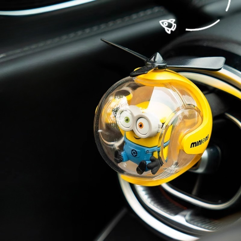 Home Fragrance Gift - Diffuseur d'air pour voiture Minions, Clip