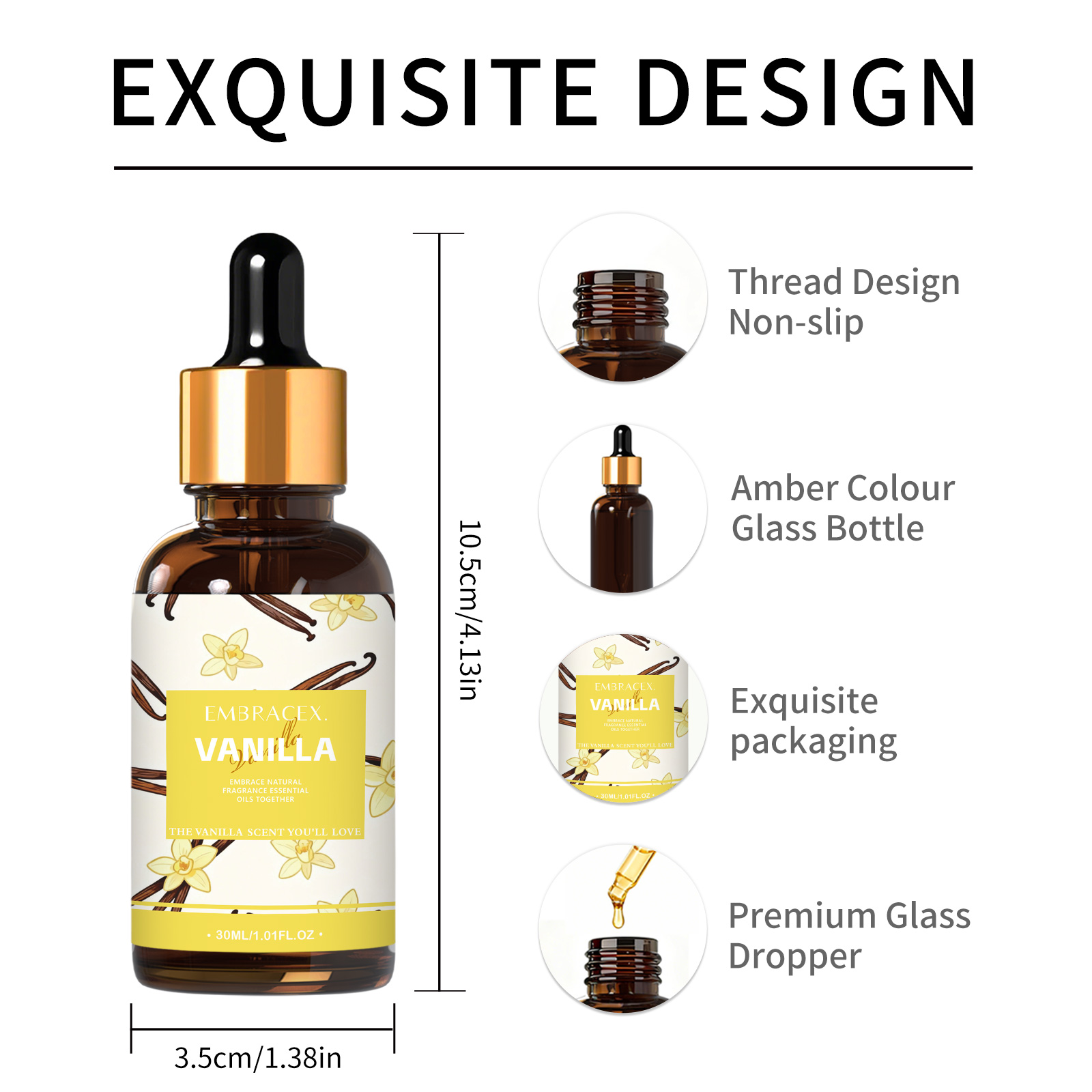 Huiles parfumées à la vanille  - Home Fragrance Gift avis et prix