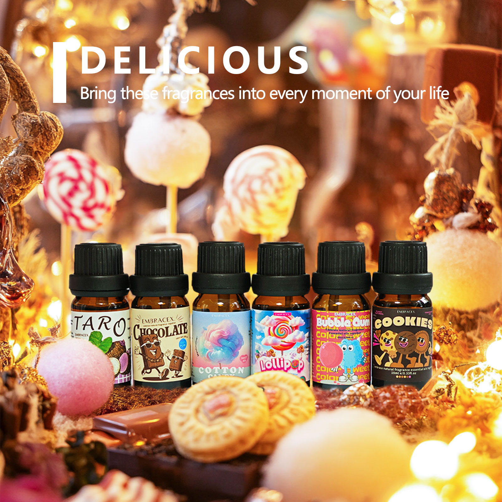 6 pièces/1 ensemble de huiles  - Home Fragrance Gift avis et prix